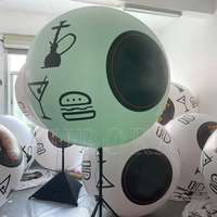 Ballon publicitaire gonflable géant en forme de trépied pour événements extérieurs, avec éclairage LED Aurora BL-150L