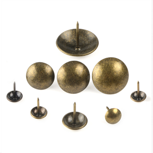 (500 ensembles) Rivets en <span class=keywords><strong>bronze</strong></span> métallique de 6 à 25 mm, décoratifs, boucle de canapé, clous pour sac, punaises, clous anciens, rivets en cuir - Product Image 1