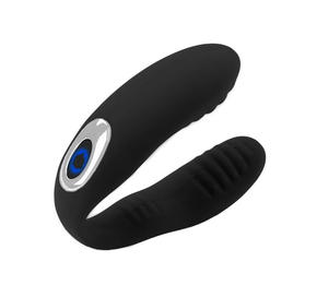 Realistiche 10-frequentie waterdichte stille U-vormige kunstmatige siliconen dildo vibrator volledig bedekte rubberen vrouwelijke volwassen seksartikel - Product Image 5