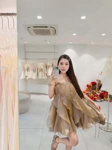 ชุดเดรสแฟรี่คอร์สำหรับผู้หญิงขายส่งปี 2026 ชุดมินิเดรสผ้าออร์แกนซ่าระบายเป็นชั้นๆ ชุดเดรสสำหรับงานพรอม ชุดเดรสทรงเบบี้ดอลล์ สายผูก ชุดราตรีสั่งตัดได้ - Product Image 6