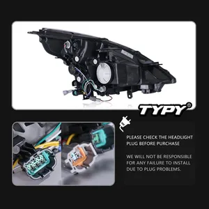TYPY Car for Teana 12V <b>LED</b> <b>Headlight</b> 2008-2012 Upgrade Modified New DRL Dynamic Turn Signal Auto Accessories - Product Image 4