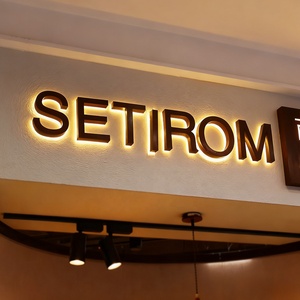 Insegne Elettroniche 3D Retroilluminate a <span class=keywords><strong>LED</strong></span> Personalizzate per Interni, Lettere Pubblicitarie Illuminate per Uffici, Negozi, Centri Commerciali e <span class=keywords><strong>Aziende</strong></span> - Product Image 3