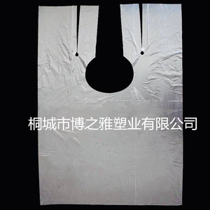 Capa desechable para teñir el cabello, hecha a medida, 90x130cm, 100 piezas/paquete, capa de plástico impermeable y gruesa para peluquería. - Product Image 5