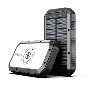 Banque d'alimentation solaire 10W avec batterie Li-Polymère, entrée/sortie Type-C, prise universelle, panneau solaire, protection contre la surdécharge - Product Image 3