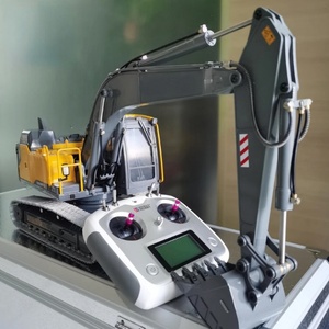 SJY-E010-003 1:14 Excavatrice RC hydraulique radiocommandée, camion tracteur Caterpillar, moteur brushless, véhicule d'ingénierie jouet - Product Image 6