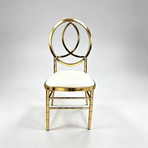 Wholesale Electroplated Stainless Steel Wedding Chairs for Hotel Dining Outdoor Bedroom Use Eco Friendly Commercial Furniture - Product Image 5