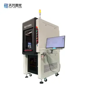 UV laser marking machine Glass ceramic UV mask wire engraving machine 3W CCD visual positioning line