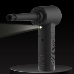 Souffleur d'air sans fil à piles, en plastique noir, intelligent, pour voiture, charge rapide - Product Image 3