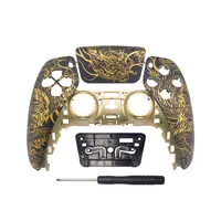 Remplacement de la coque pour PS5 Elite Gamepad 1rd Generation Version Couverture avant Gamepad Remplacement du couvercle supérieur Remplacement de la pièce de rechange