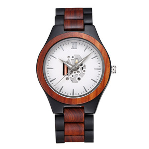 Orologio in Legno Naturale <span class=keywords><strong>per</strong></span> Uomo e Donna con Cronometro, Fatto a Mano, Movimento <span class=keywords><strong>al</strong></span> <span class=keywords><strong>Quarzo</strong></span> Giapponese, Orologio <span class=keywords><strong>da</strong></span> <span class=keywords><strong>Polso</strong></span> in Legno Personalizzabile con Supporto <span class=keywords><strong>per</strong></span> Logo Personalizzato - Product Image 4