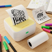 Mini-imprimante d'étiquettes portable sans fil intelligente Bluetooth sans encre pour téléphone portable, format carte, pour usine