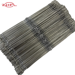 Alambre de acero inoxidable Longteng para telar, 330x0.45mm, 500 piezas/bolsa, para maquinaria de tejido y telares de punto - Product Image 1