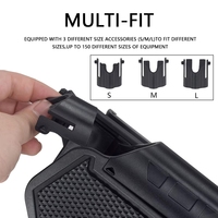 Étui tactique G17 19 avec lampe torche SureFire X300, étui léger à roulement QLS