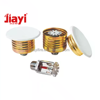 Vente en gros de tête de sprinkler automatique anti-incendie dissimulée, sprinkler suspendu caché pour système de protection incendie