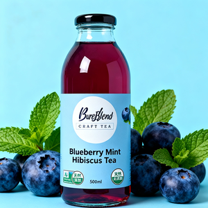 Étiquette autocollante holographique résistante à l'huile pour bouteille de jus de 5/1 gallon, étiquette personnalisée imperméable en PVC pour boissons - Product Image 5