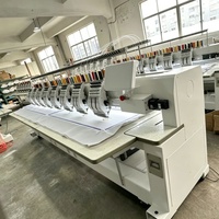 Machine à broder informatisée prête à l'emploi pour atelier, machine à broder les casquettes pour la production de vêtements personnalisés