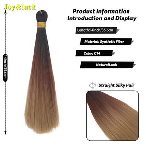 ผมตรงแบบเป็นมัด ใยสังเคราะห์สำหรับผู้หญิง ผมตรงแบบเป็นมัด เนียนนุ่ม ไม่พันกัน ดูเป็นธรรมชาติ - Product Image 4