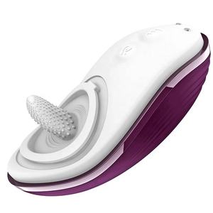 Oral Sucking Vibrator Klitoris Stimulator für Frauen mit Heiz funktion Zunge und Nippel Sauger Vibrierendes Sexspielzeug - Product Image 5