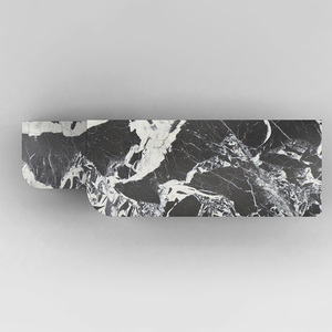 KUMUSI Table <span class=keywords><strong>console</strong></span> en <span class=keywords><strong>marbre</strong></span> <span class=keywords><strong>noir</strong></span> pour application extérieure pour la maison, l'hôtel, la résidence ou la villa - Product Image 5