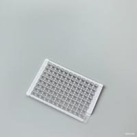 Plaques ELISA à dimension fixe | 96 puits, polystyrène, utilisation des immunoessais, expédition rapide
