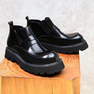 Botas de Trabajo para Hombre, de Cáñamo, con Cordones, Impermeables, Antideslizantes, Estilo Inglés Vintage, con Suela de Goma Cosida a Mano Goodyear - Product Image 5
