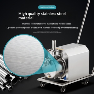 <b>Wine</b> <b>Pump</b> 304 Stainless Steel Sanitary Food-Grade Self-Priming High Capacity <b>Pump</b> for Household Beverage Milk Soy Milk - Product Image 3