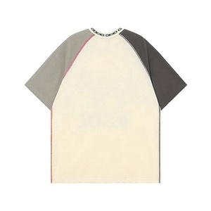 Venta al por mayor 100% algodón camiseta de manga corta de gran tamaño con logotipo personalizado de impresión de pantalla de alta calidad - Product Image 2