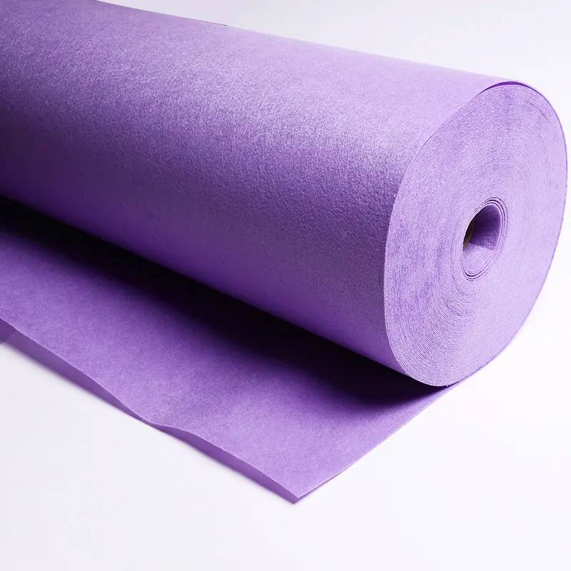 Оптовая продажа, Экологически чистая индивидуальная 100% полиэфирная ткань, цветная фетровая ткань, 1 мм, 2 мм, 3 мм, фетровый рулон, листовой фетровый материал
