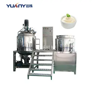 Équipement de fabrication de cosmétiques de grande capacité Machines de mélange d'homogénéisation sous vide de confiture de pâte à crème