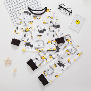 Fournisseur chinois, achat en ligne en gros, vêtements de boutique pour enfants, ensemble de sous-vêtements à manches longues à motifs de dessins animés pour bébé - Product Image 4