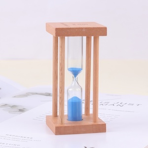 Reloj de Arena Nórdico de Madera de Haya Natural, Ecológico, Duradero, Forma Cilíndrica, 1/2/3/5 Minutos, Mini Marco, Moderno para el Hogar - Product Image 5