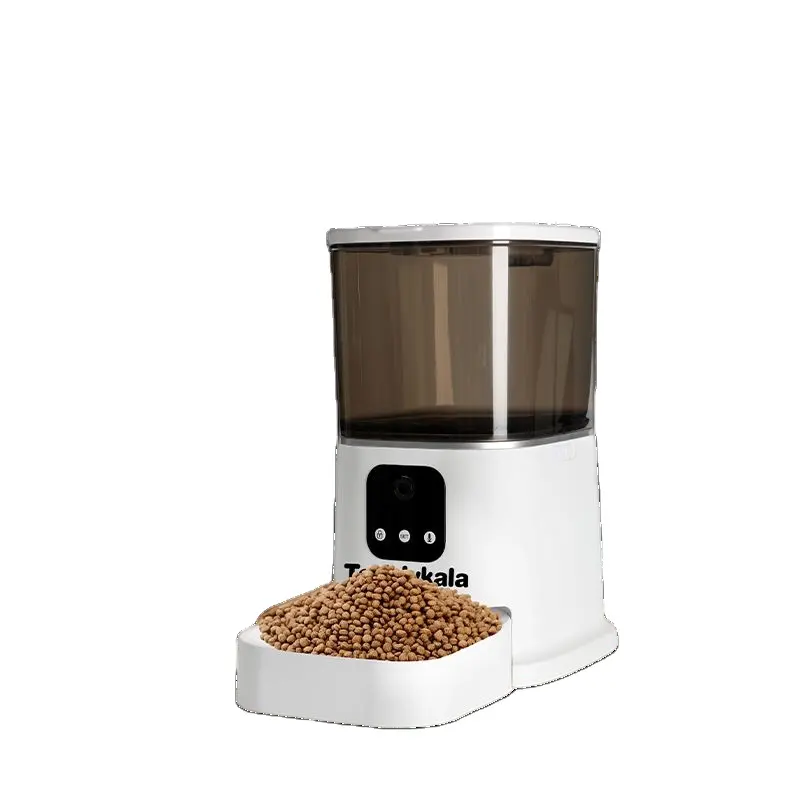 Teddykala 6L Smart Cat Feeder Auto Reminder Timed Automatic Feeder App Remote Control Automatic Cat Feeder With Camera