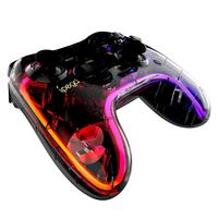 Control de Juego Bluetooth Ipega PG-9228, Gamepad Transparente con Luces RGB para NS Switch, Juegos MFi, Teléfonos Inteligentes IOS y Android