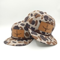 Gorra de Béisbol Deportiva Richardson 256 Oxford Poplin Dobby de 5 Paneles con Bordado a Mano de Cuerda, Estampado de Leopardo, Argyle, Frutas, Puntos y Color Puro, Unisex