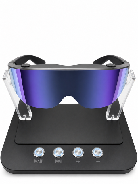 AR MAX Smart AR Glasses Micro OLED 1800 Nits Myopia Adjustment 0-600 Type-C DP1.4 Wearable Monitor for Phone Laptop TV