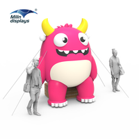 Mascotte de dessin animé géante gonflable portable pour opérateurs de contenus IP, festivals, exécutants, parcs pour enfants, promotions et salons professionnels