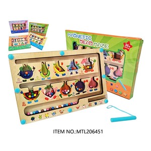 Bébé apprentissage lettre correspondant Ggame Montessori perle <span class=keywords><strong>Alphabet</strong></span> <span class=keywords><strong>labyrinthe</strong></span> jouet enfants jouets en bois - Product Image 5