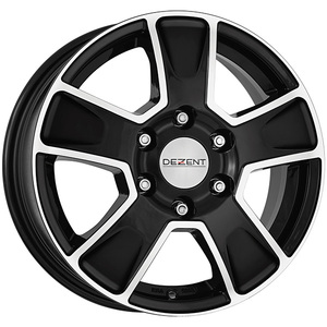 CERCHI in LEGA Van Dark 6.5x16 5x130 ET 60 <b>Black</b>/<b>polished</b> - Product Image 1