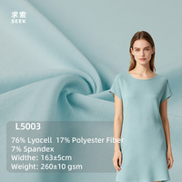 Sweat-shirt à capuche 76% 17% Polyester 7% Spandex Tissu tricoté Air Layer 260gsm 64.2" pour l'automne et l'hiver, vêtements décontractés