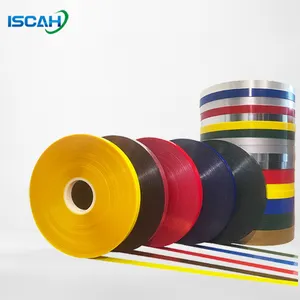 ISCAH ODM Plastic Strapping Banding BOPP Film Roll Bopp Tape Jumbo Roll Logo Customized Clothes Packaging Bundle