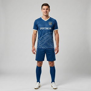 Nouveaux Kits de Football Premium 2026 – Maillots de <span class=keywords><strong>Foot</strong></span> Manches Courtes Grande Taille pour Hommes – Tenues d'Équipe Personnalisables avec Logo – Survêtements - Product Image 1