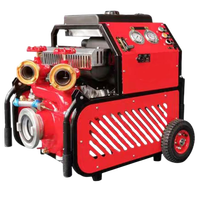 Pompa Pemadam Kebakaran Portabel Aliran Tinggi Timecore JBQ3.0/33.5-RT Pompa Air Bensin untuk Penyelamatan Kebakaran