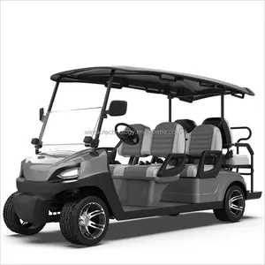 Wintao 4+2 Seaters 4 Wheel Drive Electric Golf Cart / 6 Seats Golf Cart / Electric Golf Cart