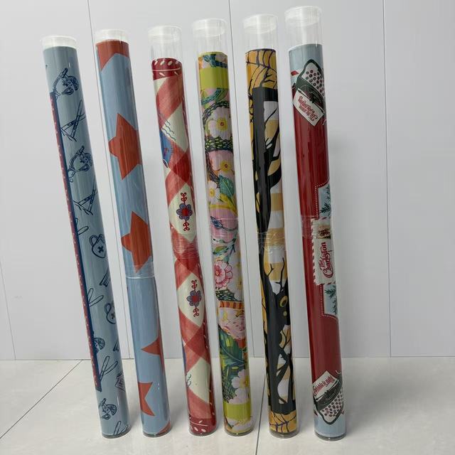 American Mahjong Mat Storage Transparent PVC Round Tube, Available in Multiple Colors, L86cm, D6.5cm Long Box Shipment