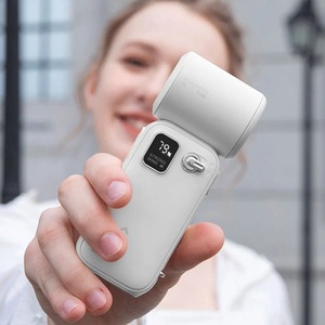 New high-speed <b>handheld</b> <b>fan</b> charging model, digital display <b>fan</b>, USB hundred level adjustment, small portable <b>fan</b> - Product Image 3