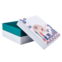 Boîtes en carton rigide personnalisées, réutilisables, élégantes et de petite taille, avec lamination UV mate, couvercle et base amovibles, emballage cadeau 2 pièces