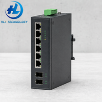 Switch Ethernet Gigabit Industrial Resistente IE-3200-8T2S-E con 8 Puertos RJ45, 2 Uplinks SFP, DIN y Alimentación CC