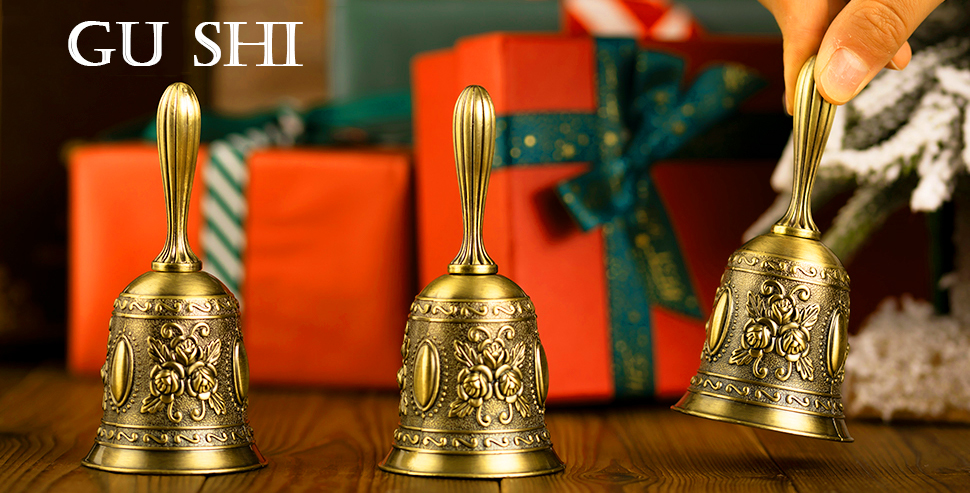 Custom Sports Brass Alpine Swiss Christmas Deer Horses Cow Bells