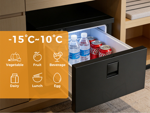 Refrigerador Compresor para RV, <span class=keywords><strong>Nevera</strong></span> Portátil de 30L con Cajón, DC para Viajes en RV, <span class=keywords><strong>Caravana</strong></span>, Uso en Viajes Todoterreno - Product Image 6