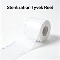 Rouleau de Tyvek non tissé stérile flash-spun pour emballage, certifié ISO13485 CE, impression personnalisée en usine, pour stérilisation médicale